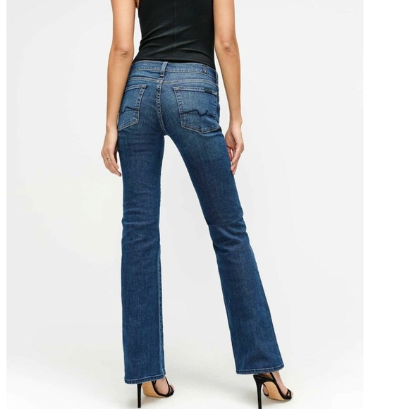 7 For All Mankind Blue high waisted bootcut - 30 - Picture 1 of 16